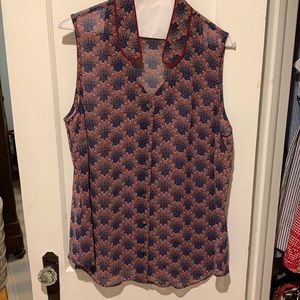 Cabi Sheer Tank Blouse